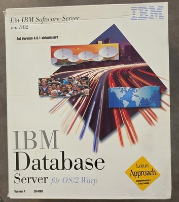 RARITÄT - IBM PC Database Server für OS/2 Warp 4.01 , Deutsch