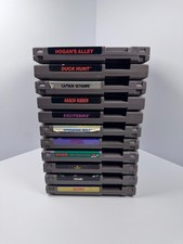 Lot of 11 Classic NES Games - Tested! Duck Hunt, Excitebike, Tetris, Dr. Mario