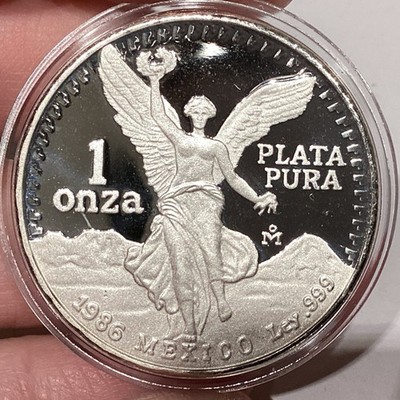 1986 Mexico 1 oz Silver Libertad Proof (w/Box & COA) | eBay