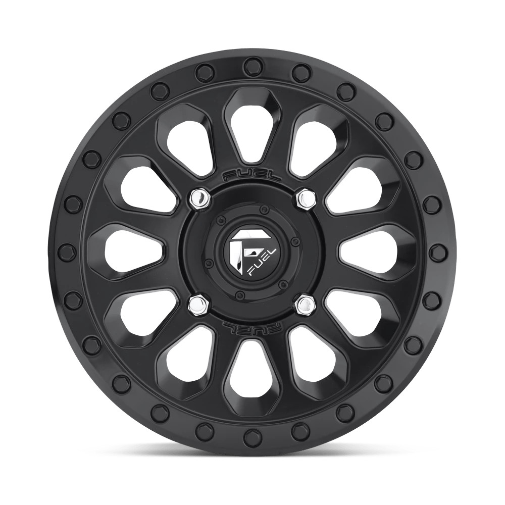 14X7 Fuel UTV D579 VECTOR UTV BLACK Wheels 4X137 Set of 4