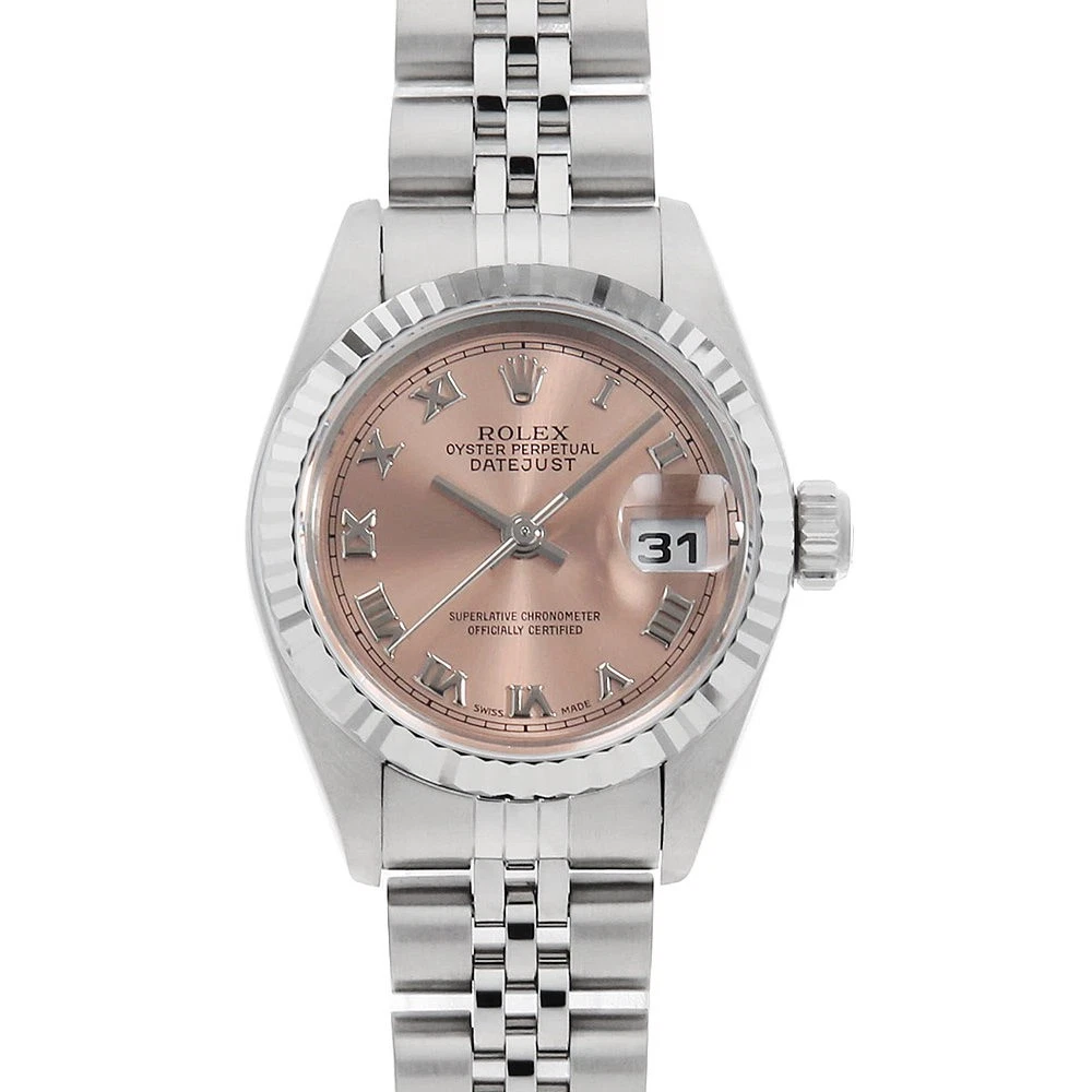 Rolex — ROLEX Datejust 79174 pink Rome P Number second hand Women
