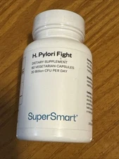 Supersmart H. Pylori Formula 20 Billion CFU per Day - Natural Probiotic 60 Caps