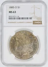 1885-O  Morgan Silver Dollar NGC MS63 S$1 New Orleans Minted No Reserve