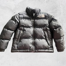 The North Face Kids Nuptse 700 Down Puffer Jacket Black Youth Small 7/8