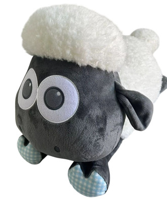 21.5  Large Shaun The Sheep Laying Down Plush Aardman AnimationS Stuffed Toy NWT