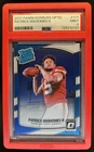 2017 Panini Donruss Optic Patrick Mahomes II Rookie RC Rated #177 Chiefs PSA 9