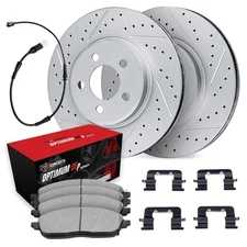For Mercedes-Benz CLS53 AMG 19-23 Brake Kit Drilled & Slotted Rear Brake Kit w