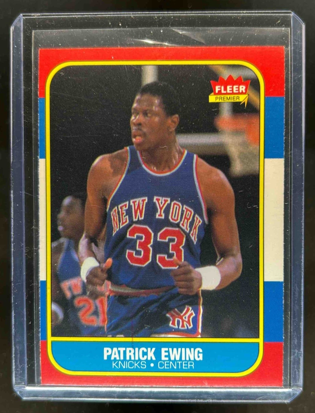 1986-87 Fleer Patrick Ewing Rookie RC #32 Knicks