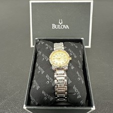 Bulova Sutton 98R263 Two-Tone Stainless Steel Diamond Women's Watch W Box