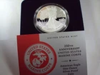 2025 P 250 th anniversary silver eagle Marine Corps Privy  in OGP with COA