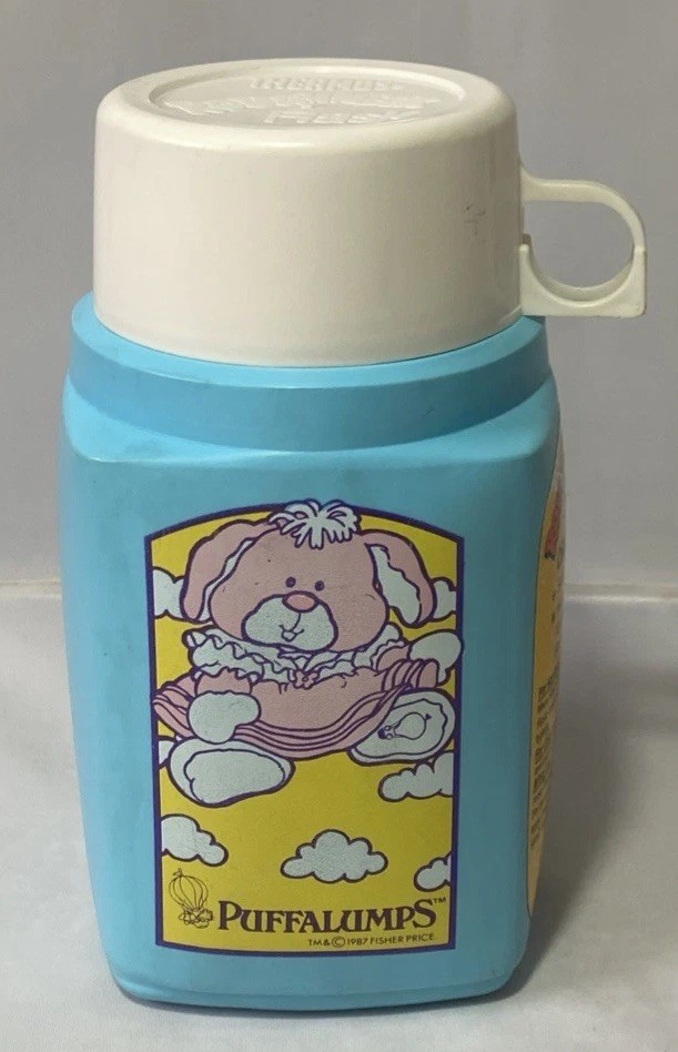 VINTAGE 1987 Puffalumps Thermos Roughneck Flask RARE UK