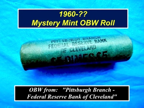 "PITTSBURGH FEDERAL RESERVE BANK"  OBW ➫ 1960-?? (Head-Head) "BU" ROLL ➫ R360