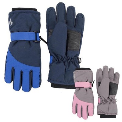 Heat Holders - Kinder wasserdichte Winter Fleece gefütterte warme Thermo Ski Handschuhe