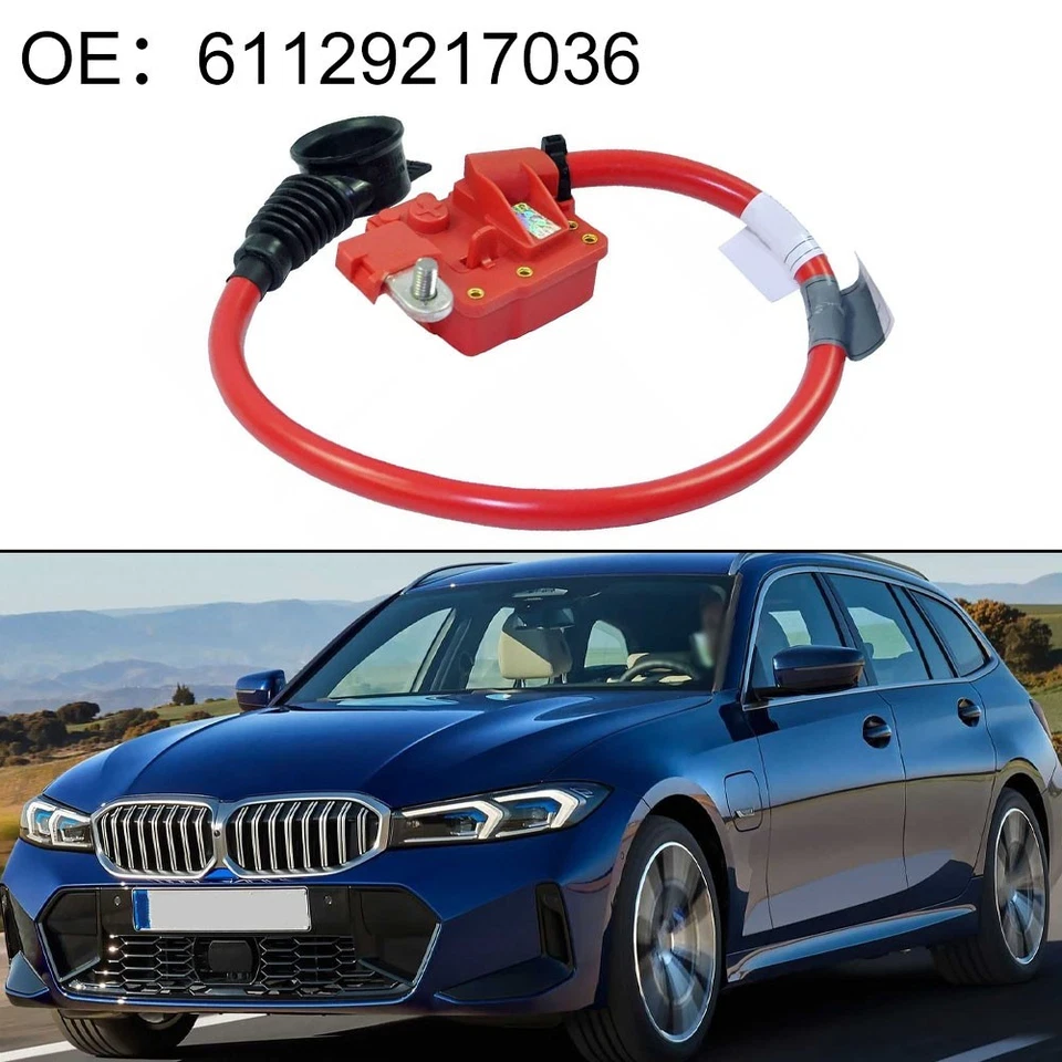 Battery Cable for BMW 5 Series F10 535i & F6 Series OEM 61129217036 Secure Fit - Image 2 of 4