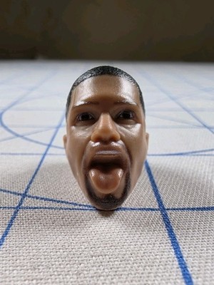 AEW Unrivaled Male Tongue Out Head Part Fodder 7'' 1/10 Scale Anthony Bowens #127
