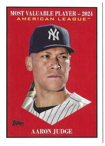 2025 Topps Update - Aaron Judge "Most Valuable Player" Insert Card #MV-1