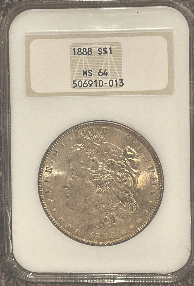 MS 64 Graded 1888 Year Morgan US Dollars (1878-1921) for sale | eBay