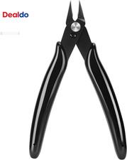 5 Inch Micro Wire Cutters, 1 Pack Precision Flush Cutters, Sharp Zip Tie Cutter,
