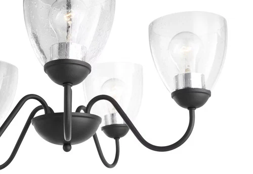 Quorum Quorum Home 5-Light 18" Transitional Chandelier in Noir - Picture 3 of 3