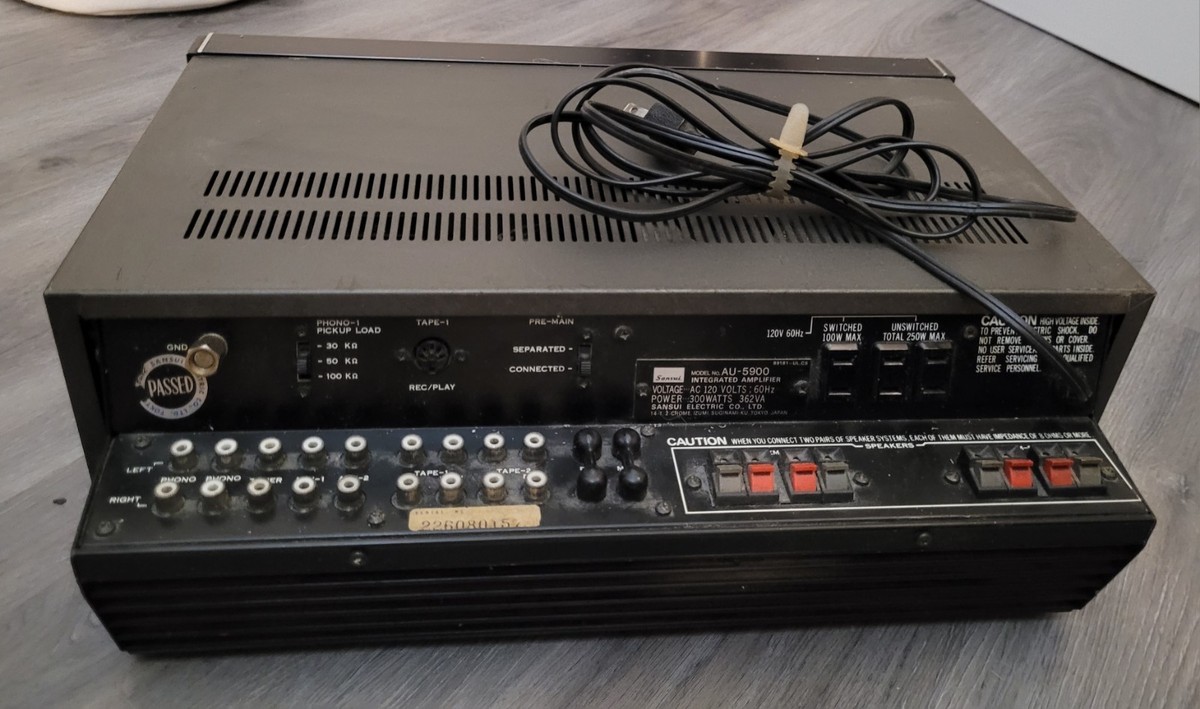 ★ジャンク★ Sansui AU-5900 インテグレーテッドアンプ sansui au 5900 amplifier vintage | eBay