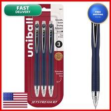 Uni-Ball Jetstream RT Ballpoint Pens Black Ink 0.7mm Fine Point 3 Count