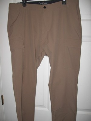 Nickel & Iron Performance Tech Cargo Pants Men's 38 x 30 Slim Fit Coyote Tan