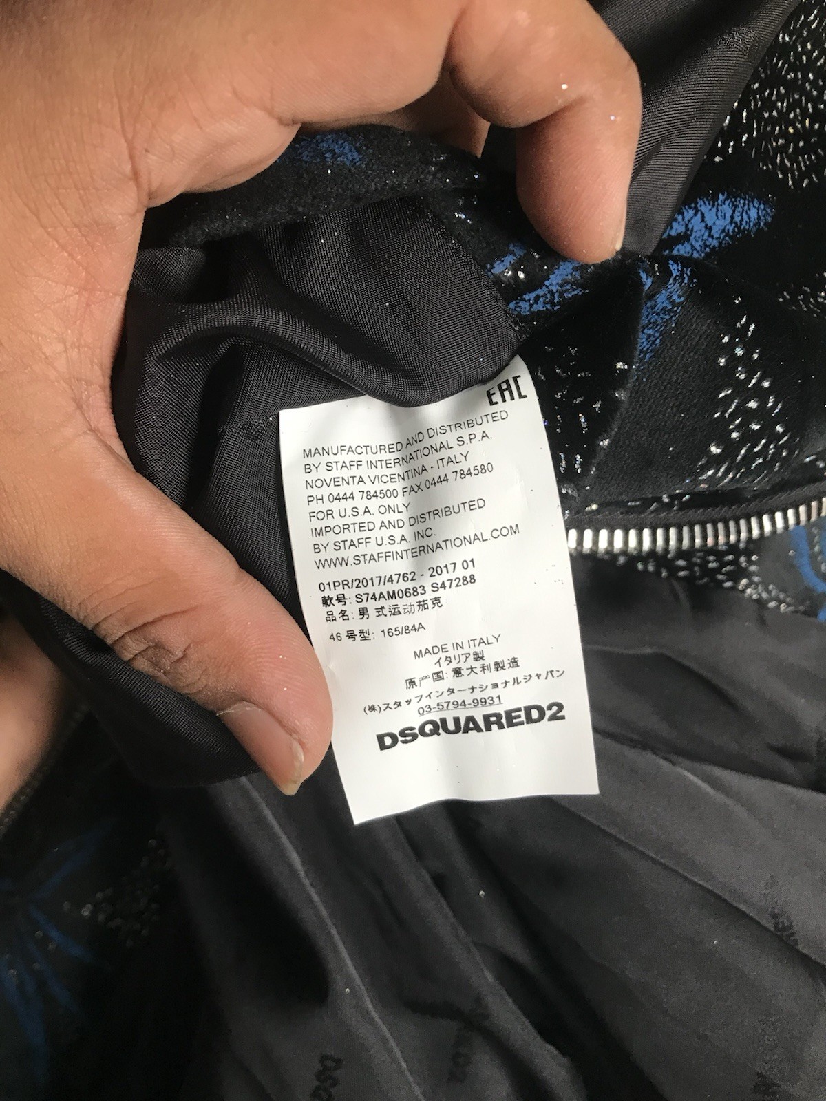 Dsquared2 Floral Pattern Bomber Jacket - image 15