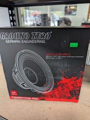 Ground Zero GZCM 8.0-PROX new Style Speaker-Pair Brand New In Boxes.