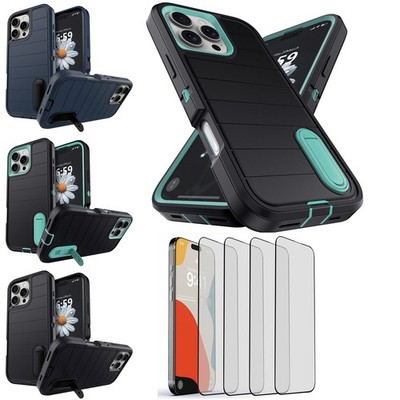 For Apple iPhone 16 Pro Max 16 Plus Case Heavy Duty Rugged Cover /Tempered Glass