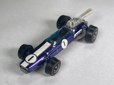 #ad #ad Restored Hot Wheels Redline 1969 Brabham Repco F1 Purple $50.00