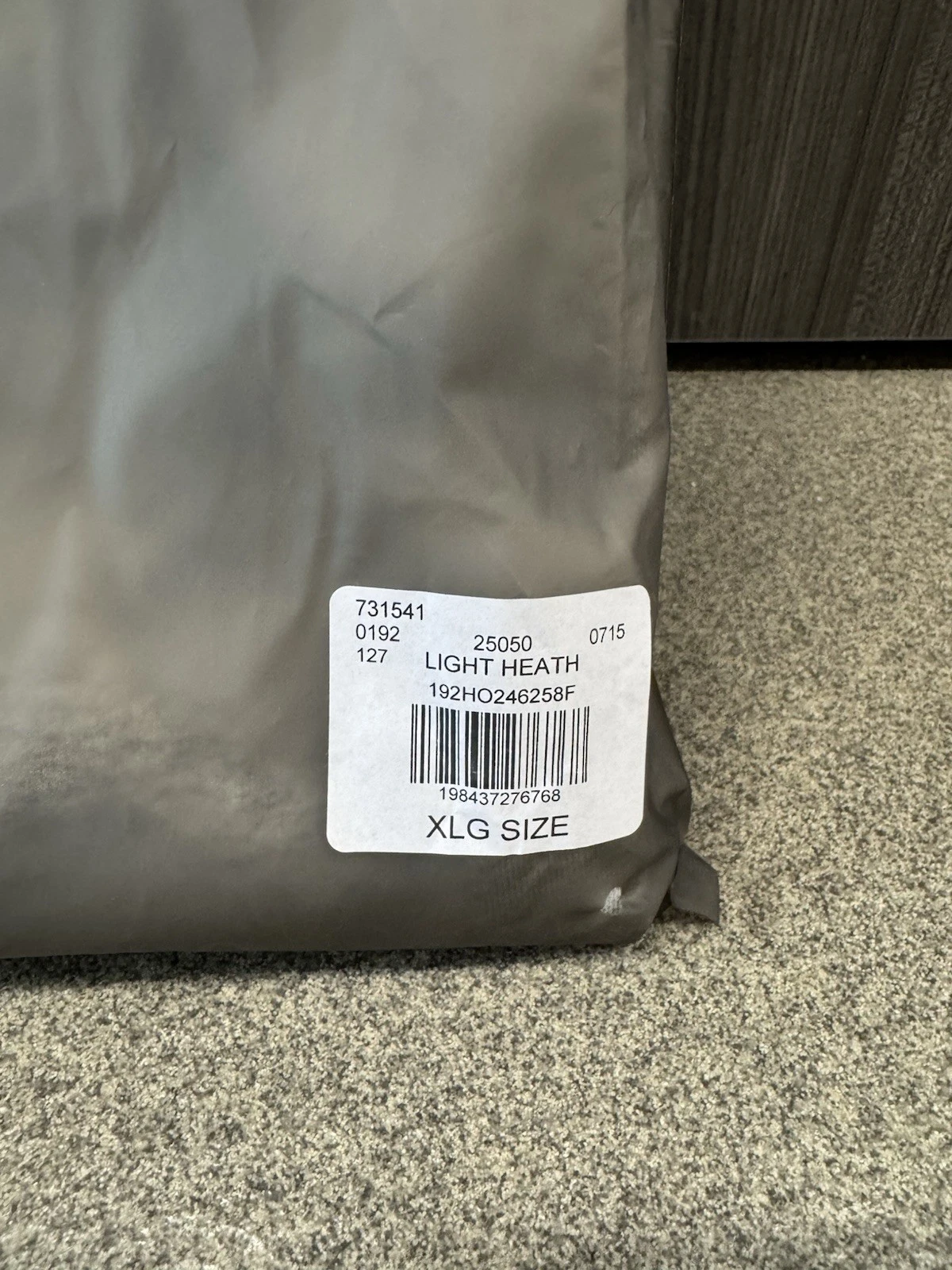 Felpa con cappuccio Fear of God Essentials Light Heather Grey SS24 taglia XL nuova 192HO246258F