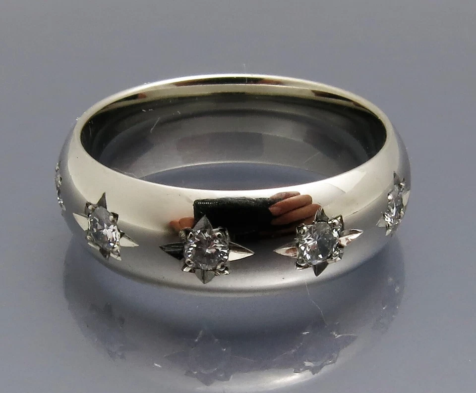 REIF-DESIGN - TOP BRILLANT STERNENHIMMEL "STARS" - PLATIN - UNIKAT! - Bild 4 von 4