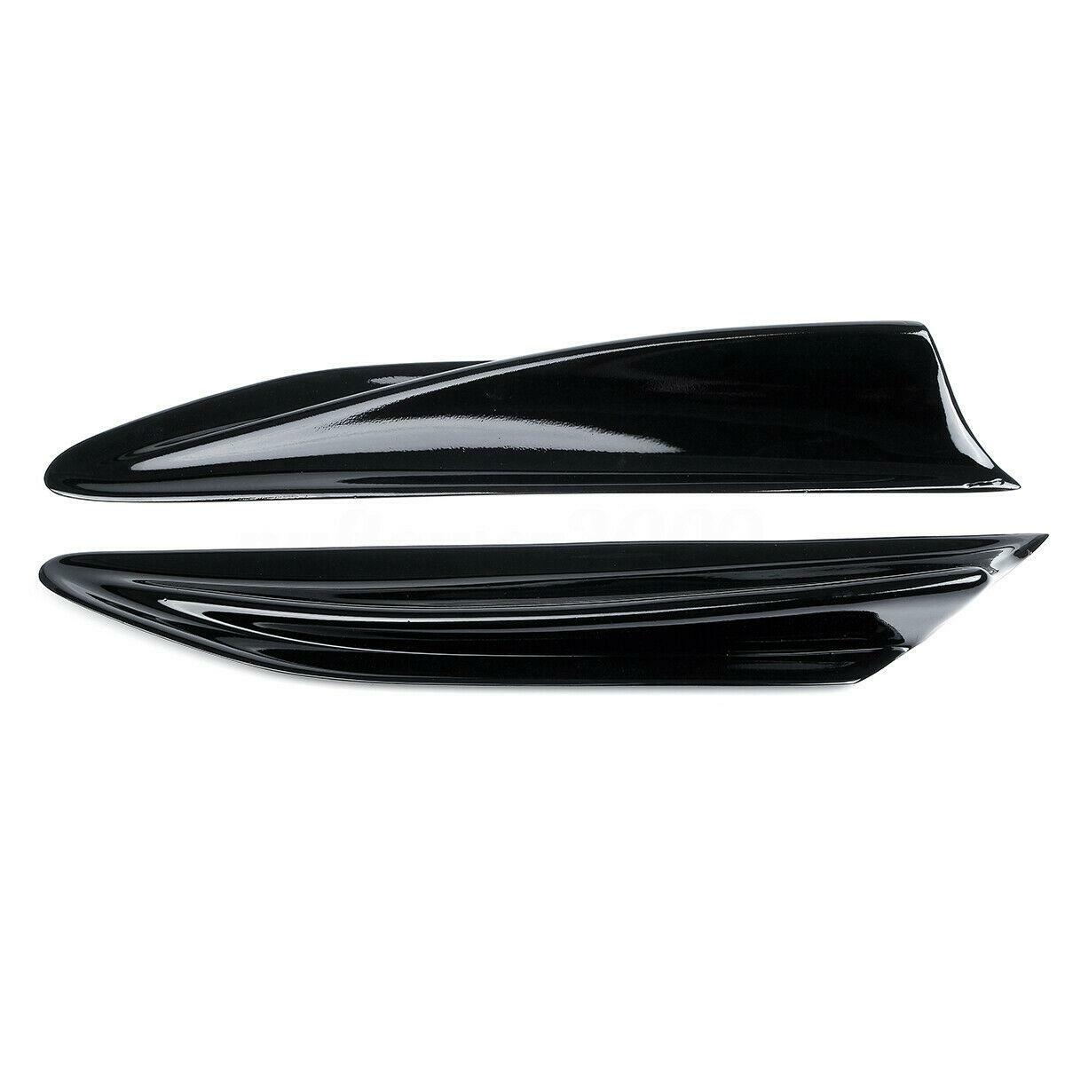 2Pcs Gloss Black Side Fender Fin Vents For Subaru BRZ Toyota 86 GT86