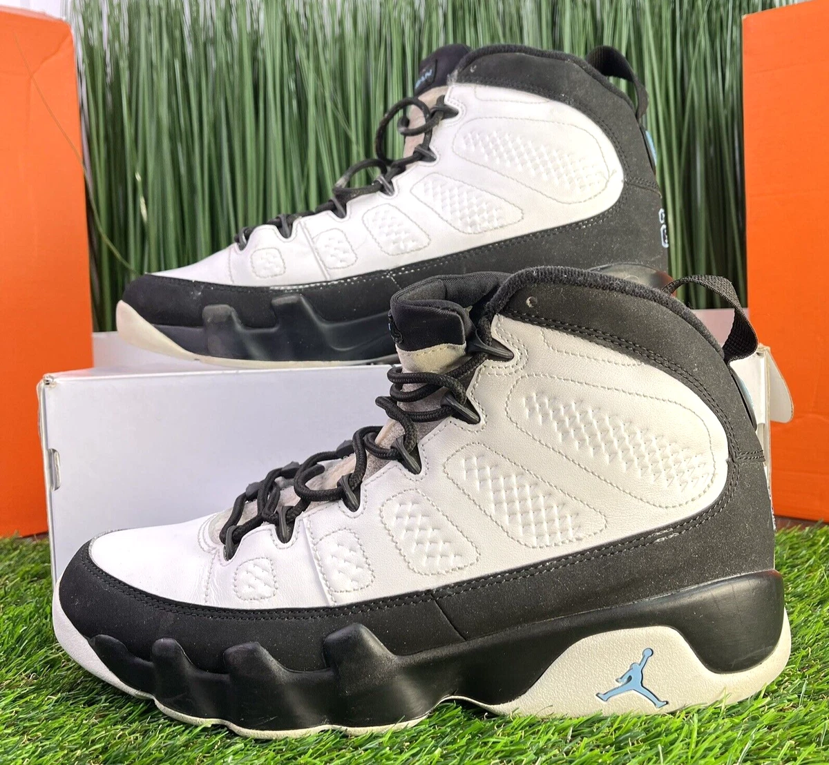 Black blue jordan best sale 9