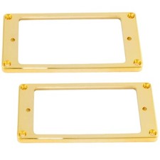 NEW Humbucking Flat Bottom Profile Pickup Ring Set - GOLD