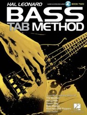 Hal Leonard Bass Guitar Tab Method MUSIC Book 2 WITH AUDIO ACCESS NEW ON SALE