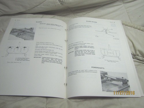 OMW21429 JOHN DEERE 1408 ROTARY CUTTER OPERATOR OWNERS MANUAL NEW DEALER COPY - Picture 2 of 2