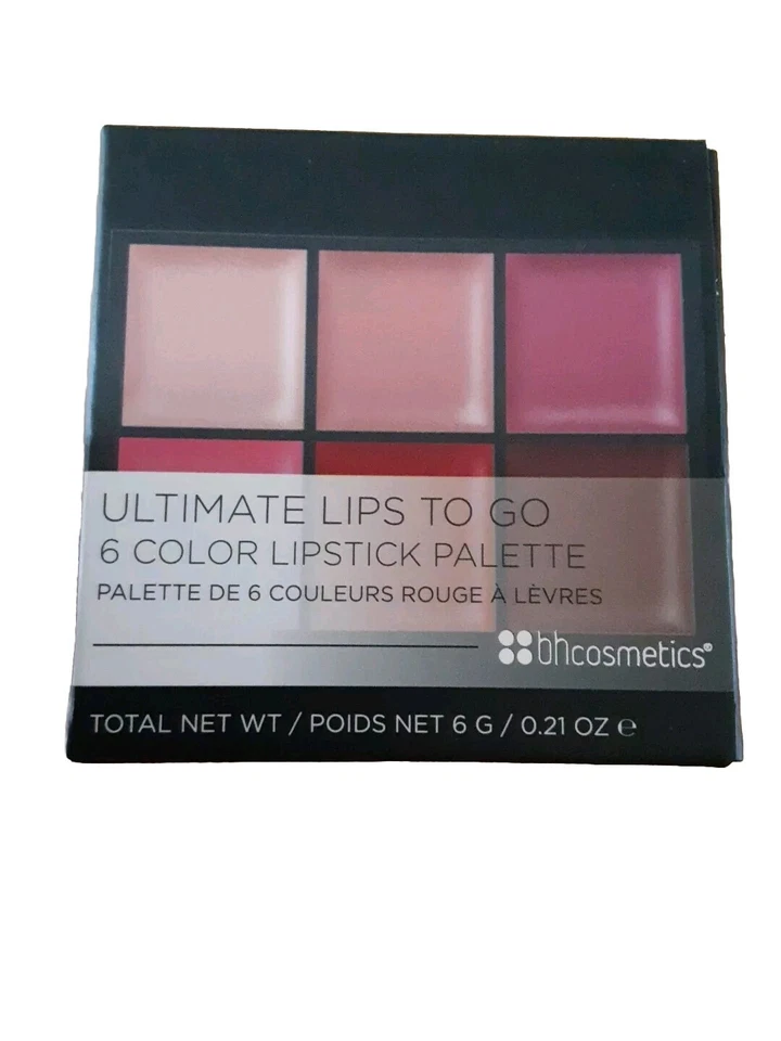 BH Cosmetics Ultimate Lips To Go 6 Color Palette Cream Brush On Germany NIP NEW - Image 3 of 4