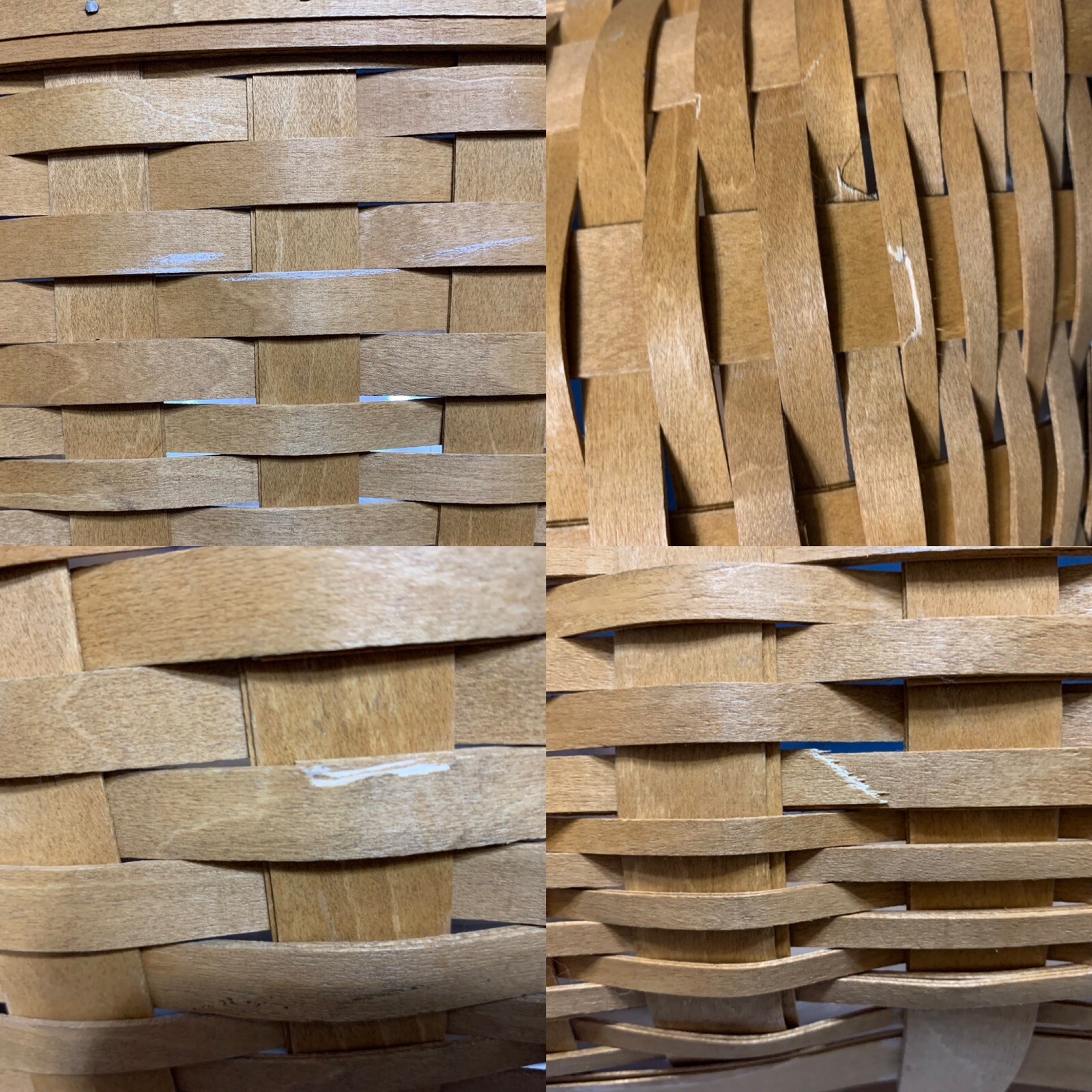 Longaberger 2011 Blanket Basket With Protector Used Condition eBay