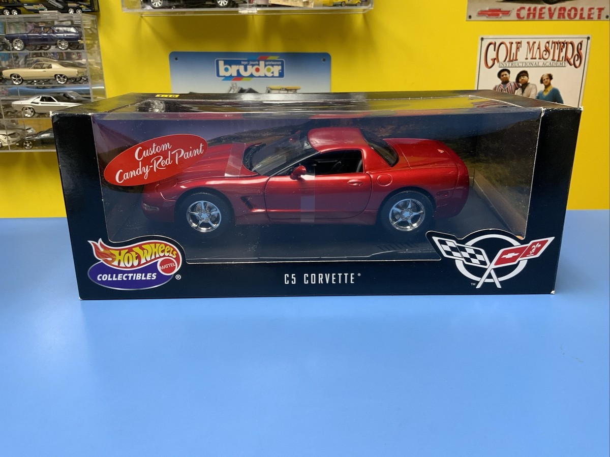 HOT WHEELS C5 コルベット Hot Wheels 1 18 Scale C5 Chevrolet Corvette Custom Candy Red