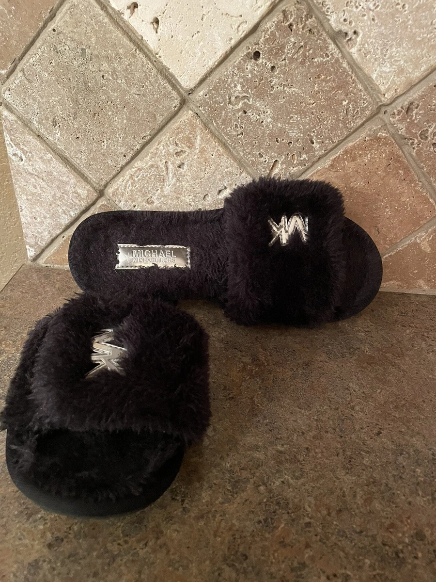 Michael kors shop slippers fur