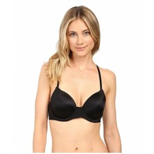 NEW Le Mystere 1199 The Convertible T-Shirt Bra US/UK 32D Black NO BACK LACE