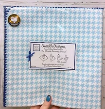 New! SwaddleDesigns 42" Ultimate Receiving Blanket Cotton Flannel Blue Baby Boys