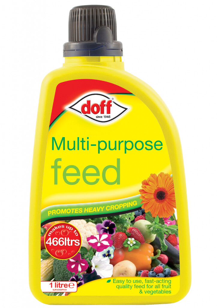 Doff Multi-Purpose Garden Growth Healthy Plant Feed Fertiliser Concentrate 1L
