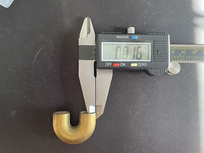 Brass instrument tuning slide bow - small bore narrow gap (2nd) - single item