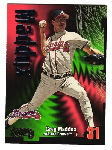 1999 SkyBox Molten Metal Atlanta Braves Baseball Card #136 Greg 