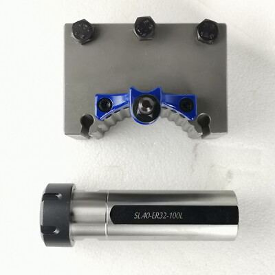 EJ40100 Boring Tool Holder And SL40-ER32 Collet Chuck for E5 Multifix Tool Post