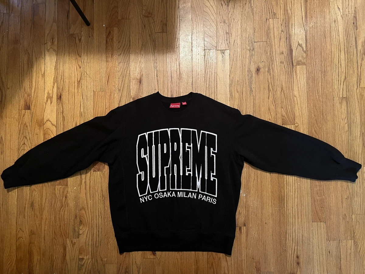 arc logo crewneck sweatshirt