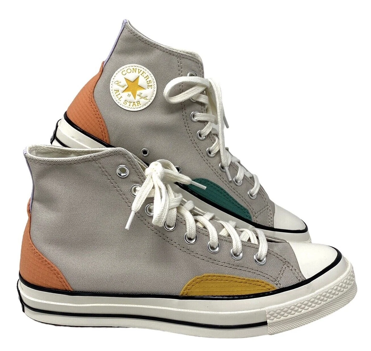 Converse Ctas 70 High Shoes Men s Size Gray Multi Canvas Sneakers