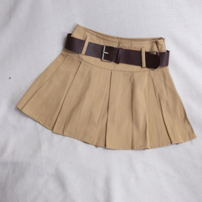 Girl Women Pleated Skirts Punk Gothic Pleated A-line Skater High